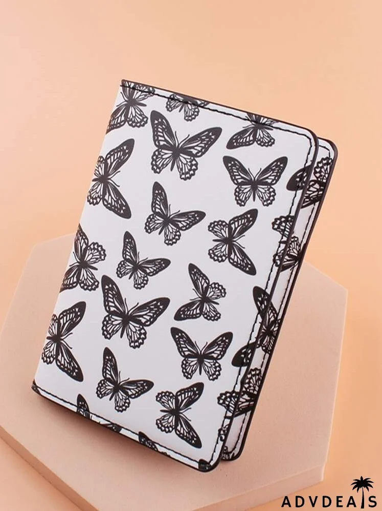 Butterfly Graphic Passport Case