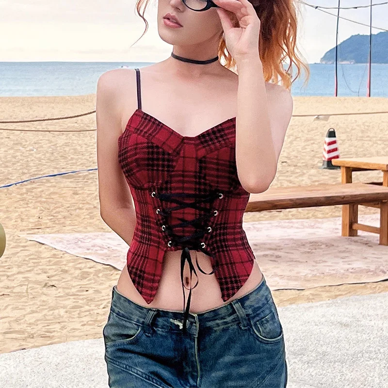 Uveng Spring 2024 New Women's Sexy Hottie With Tective Chest Tsets