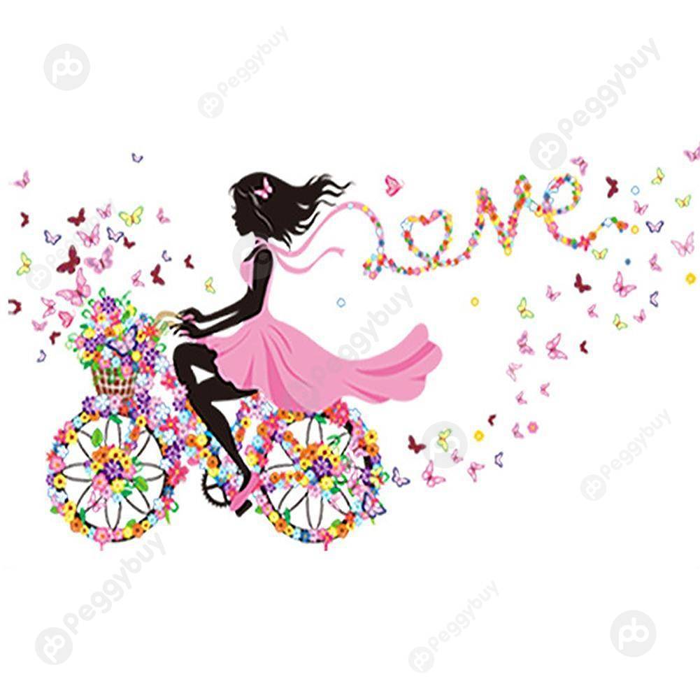 

Sweet Girl Loves - Special Shaped Diamond Painting - 25*35CM, 501 Original