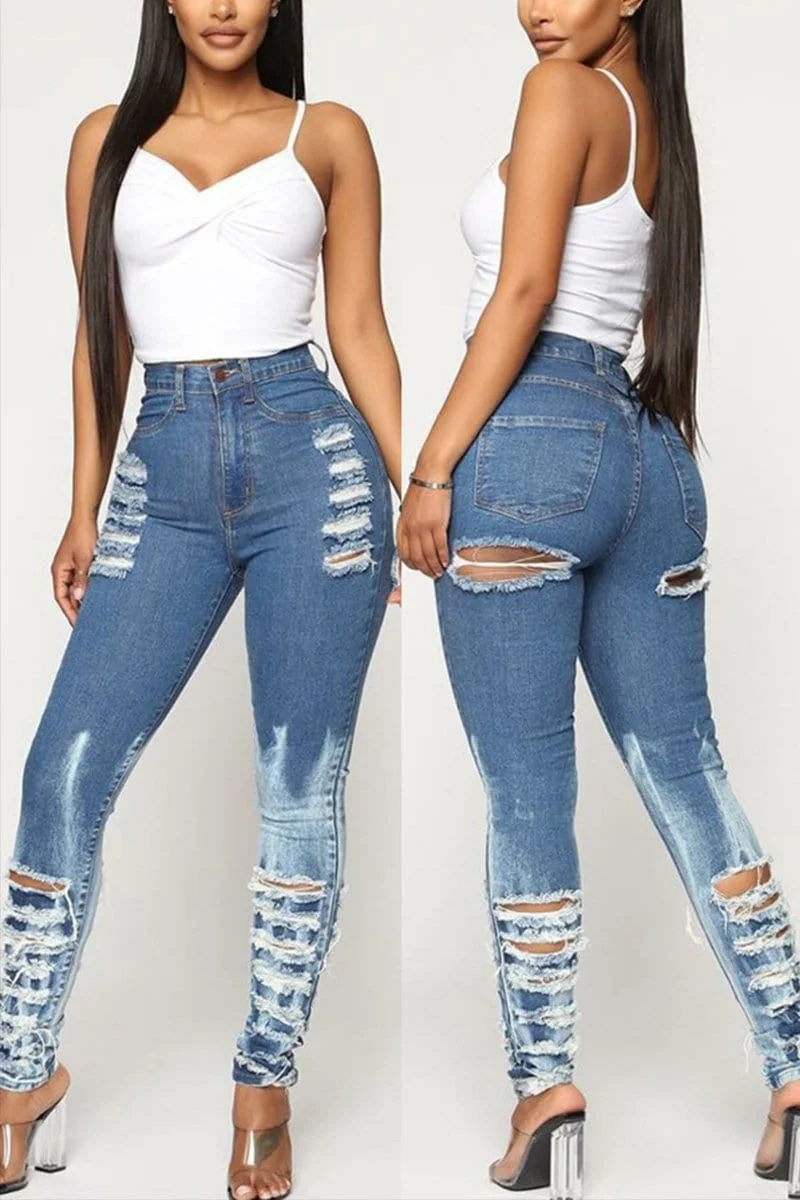 Fashion Slim Denim Pants