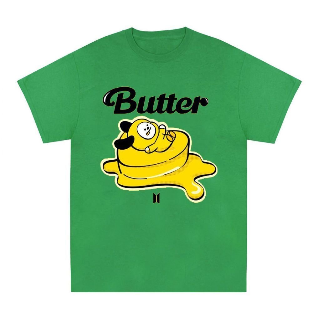 BT21 Butter Album Green T-shirt