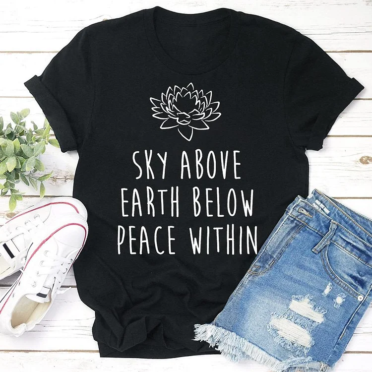 Sky Above Earth  T-Shirt Tee-05107-Annaletters
