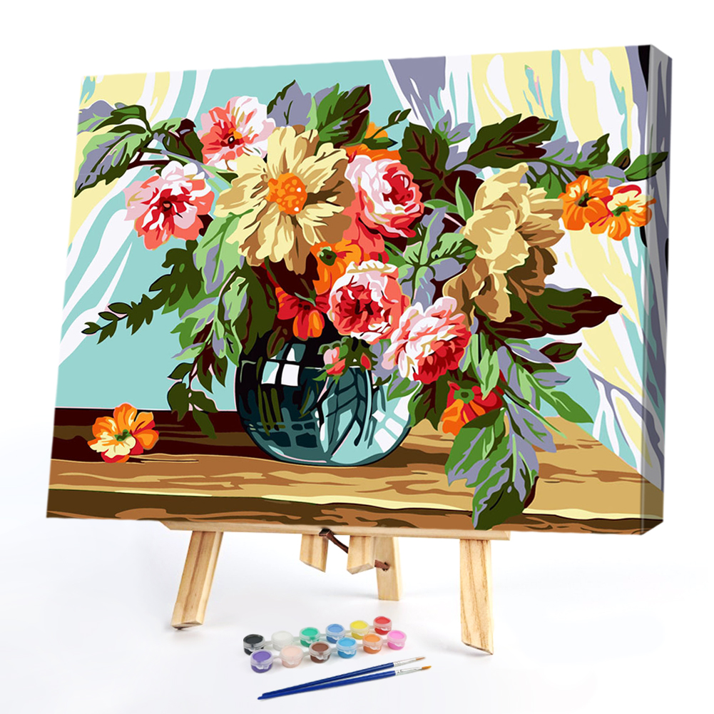 

40x50cm - Paint By Numbers Bright Flower, 501 Original