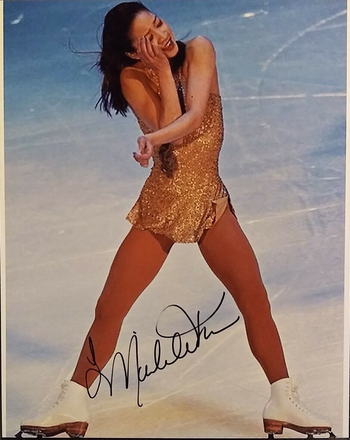 Michelle Kwan signed 8x10