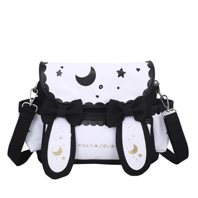 Lolita Moon Star Printed Bow Tie Shoulder Bag SP16512
