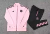 2023/2024 Inter Miami Saint-Germain Long Zipped Jacket Pink Set