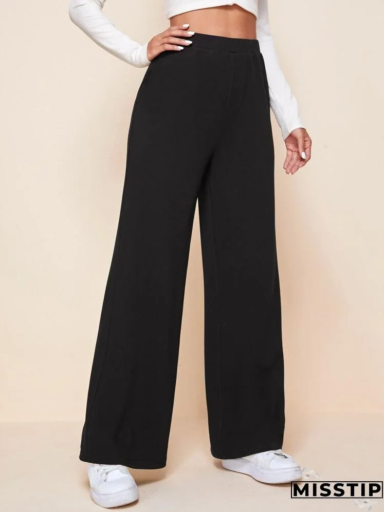 High Waist Wide Leg Pants