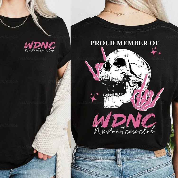 Proud Member Of WDNC Skull Women T-shirt