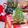 3D Double Sided Drills Diamond Painting Xmas Tree DIY Special Shaped Desk Ornament Kits