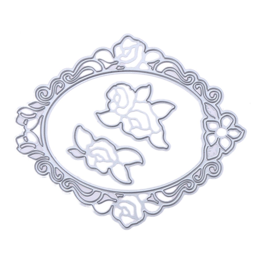 

Mirror Film Rose DIY Puzzle Metal Scrapbook Embossing Cutting Die Stencils-144136, 501 Original
