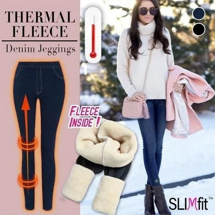 Denim-Leggings aus Thermofleece（Kaufen Sie 2 versandkostenfrei）