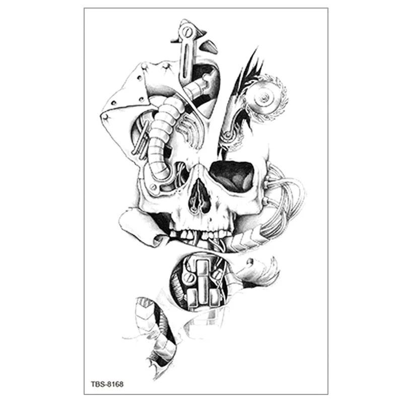 Fake temporary tattoo stickers Violet flowers rose arm shoulder tattoo Sticker Chest waterproof lady women big on body leg men