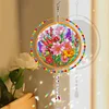 DIY Diamond Painting Double-sided Rotatable Hanging Wind Chime Suncatcher Hanging Kit