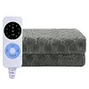 Plush Electric Blanket Winter Warm Throw Single Velvet Smart Office Grey Blanket