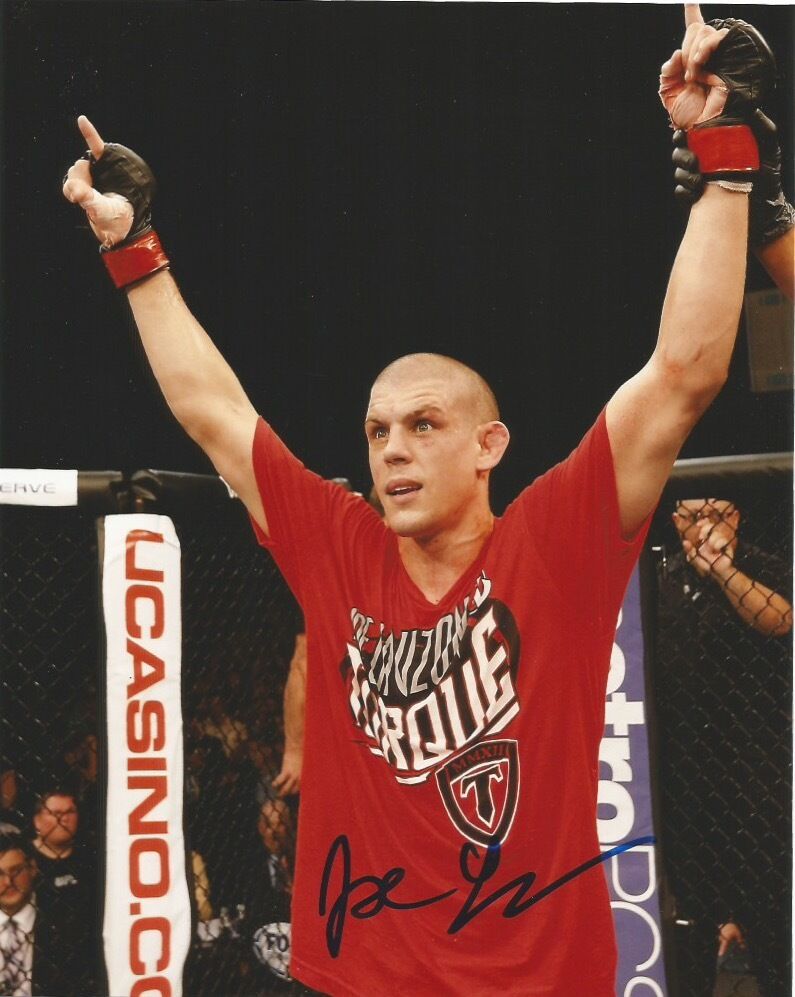 UFC Ultimate Fighting Joe Lauzon Signed Autographed 8x10 Photo Poster painting COA