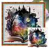 (Stamped/Counted) Magic Book - 11CT Cross Stitch 50*50cm/19.69*19.69in