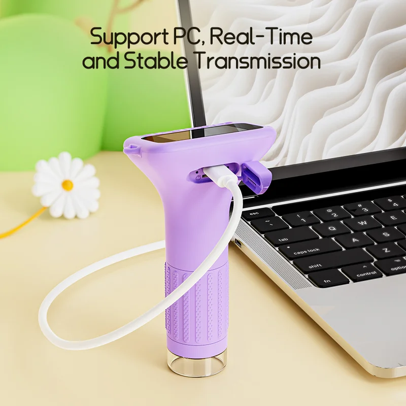 BEBANG 100X-1000X Microscope for Kids, 2.0" Handheld Digital Portable Pocket Microscope, Education Toys Gifts