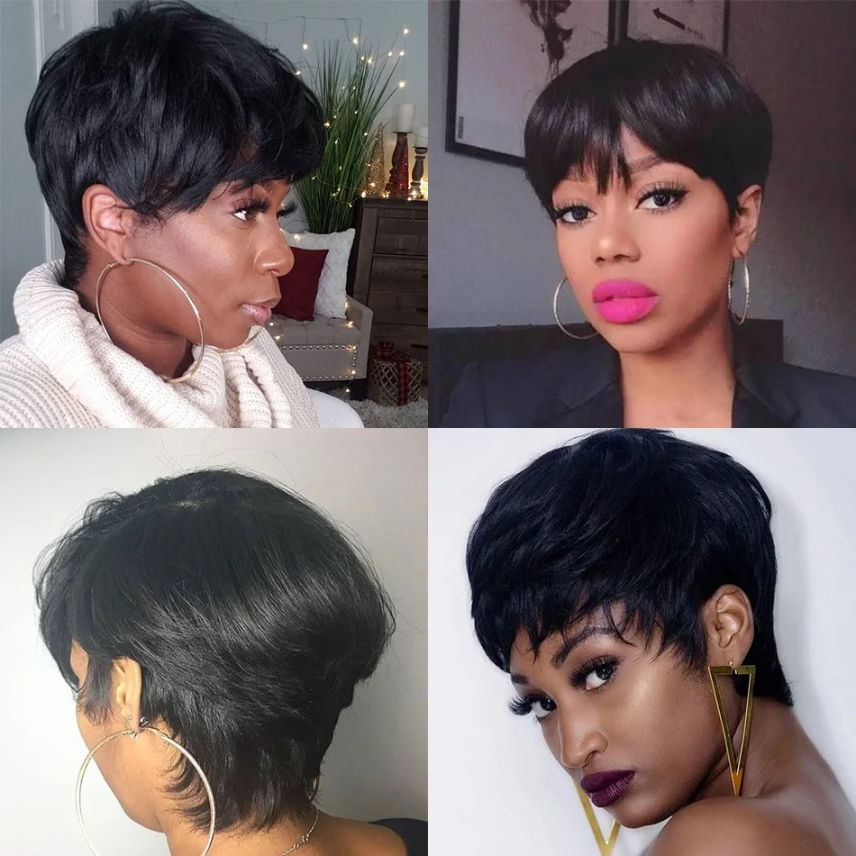Short Straight Wigs For Women ELCNEPAL