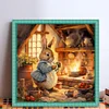 (Multi-Style) Retro Bunny-11CT Stamped Cross Stitch 40*40cm/15.75*15.75in