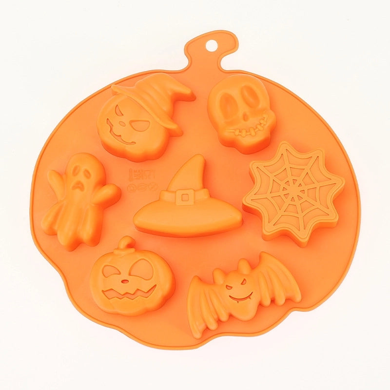 Halloween Casual Vacation Solid Color Silica Gel Cake Mold 1 Piece