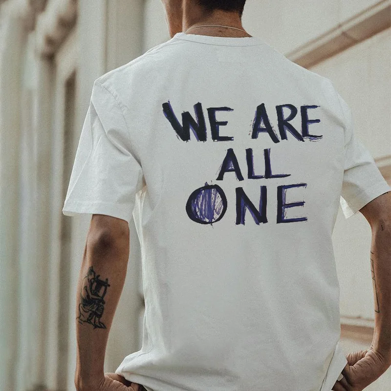 We Are All One Men's Basic T-shirt -  