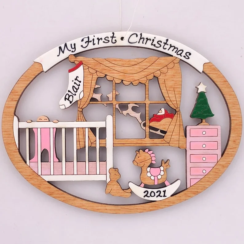 Personalized Baby's First Christmas