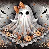 Diamond Painting - Partial Special Shaped Drill - Halloween Ghost(Canvas|30*30cm)