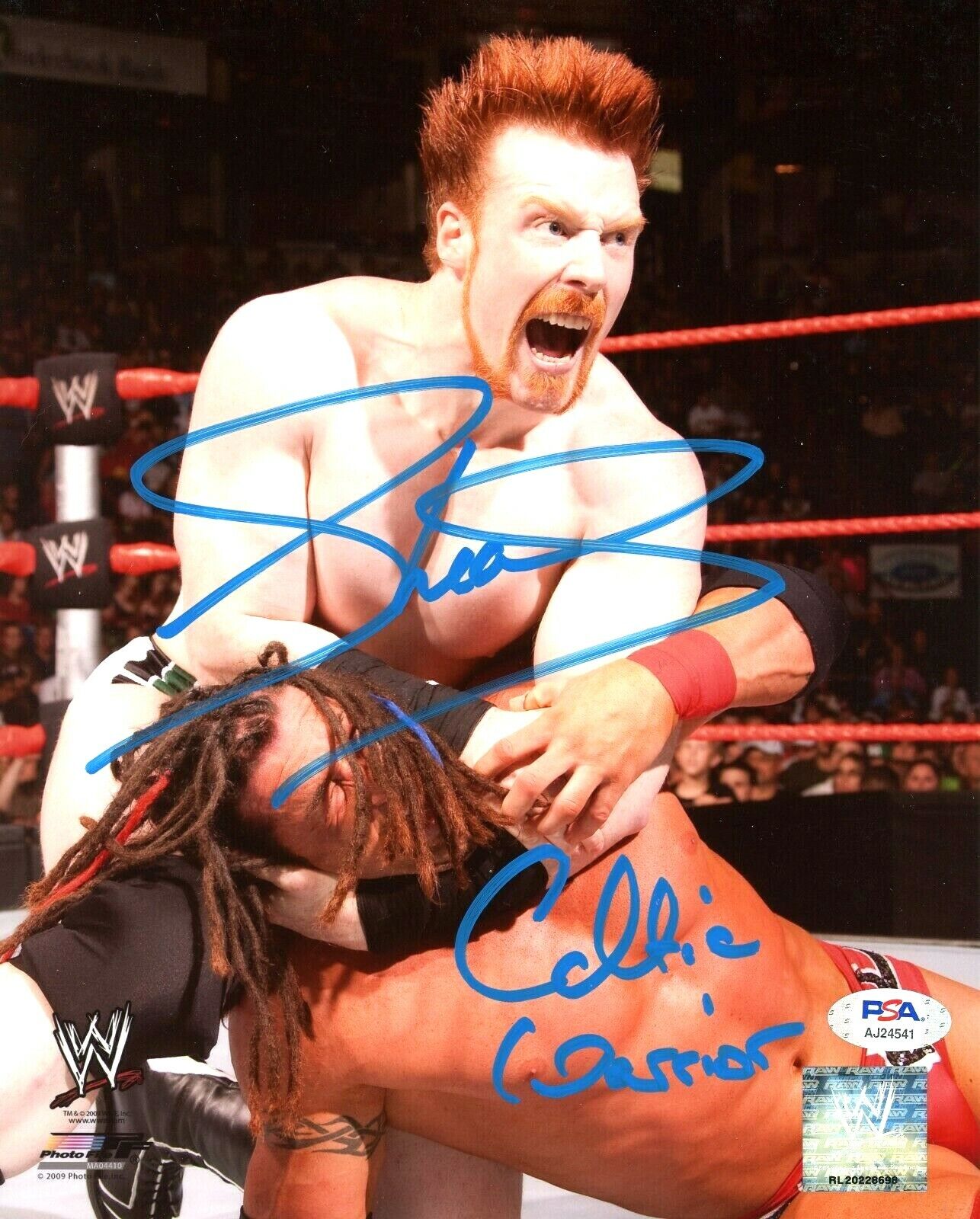 WWE SHEAMUS HAND SIGNED AUTOGRAPHED 8X10 Photo Poster painting WITH PROOF AND PSA DNA COA 7