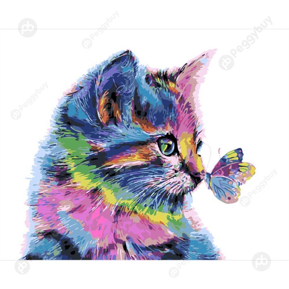 

40*50CM Paint By Numbers-Cat, 501 Original