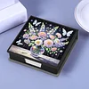 Diamond Painting PU Bouquets Note Box with 160 Sheets for Office Home