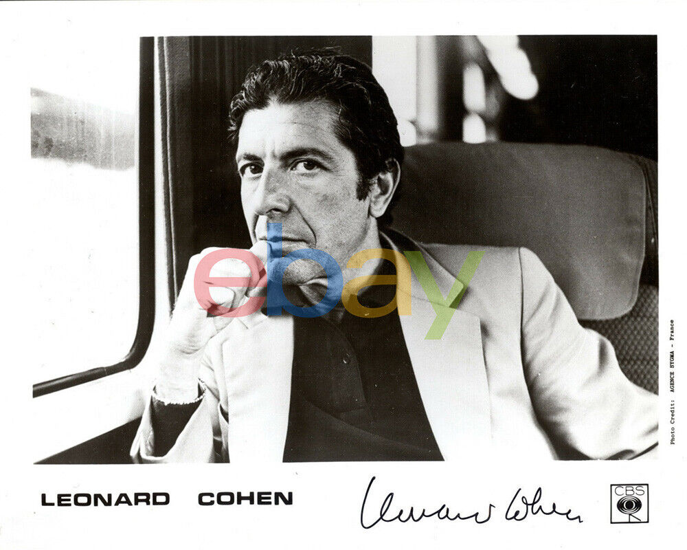 Leonard Cohen Signed Autographed on 8x10 Photo Poster painting reprint