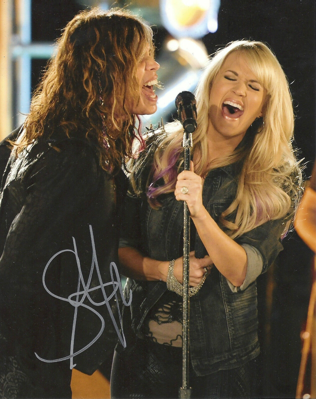 STEVEN TYLER 'AEROSMITH' 'AMERICAN IDOL' SIGNED 8X10 PICTURE 1