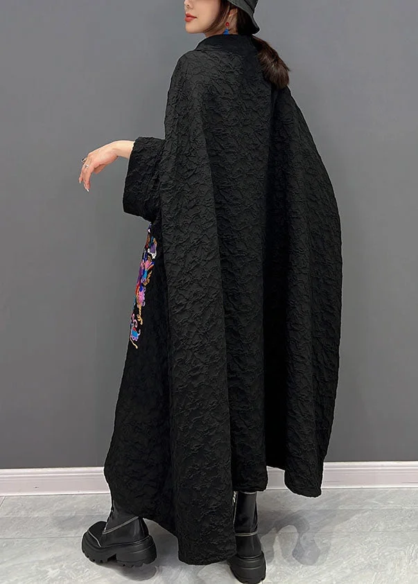 WRINKLED LAWN TWISTED DRESS / BLK