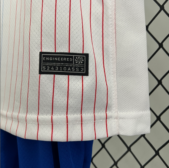 2024 France Away Kids Kit Football Jersey Thai Quality