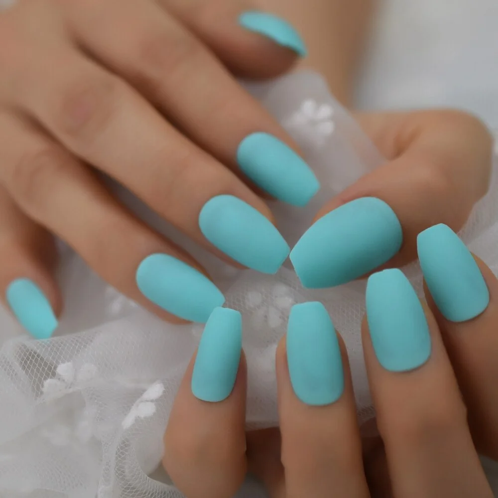 Fake Nail Tips False Nails Cute Press On Nail Coffin Medium Short Lovely Pre Designs Glitter Mixed Broken Line Wholesale Charms-Nail Inspo