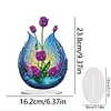 Diamond Painting Acrylic Water Drop Tulip Tabletop Decorations