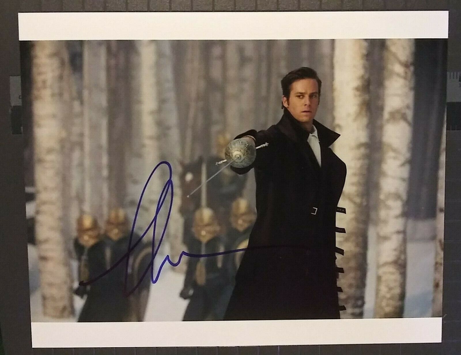 Armie Hammer signed 8x10