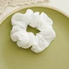 6PCS Floral Purple White Hair Band Scrunchies