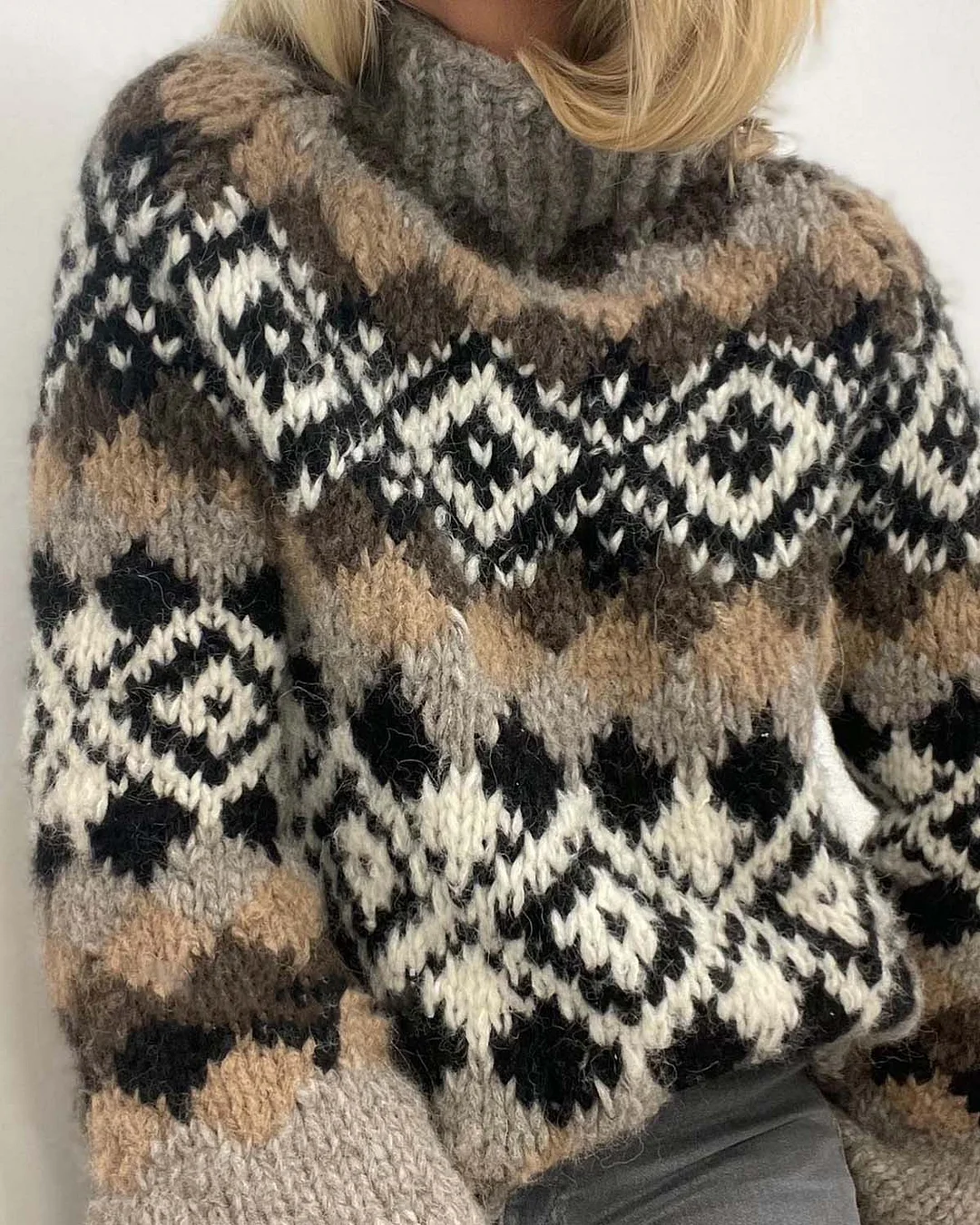 Casual Knit Sweater f6b7