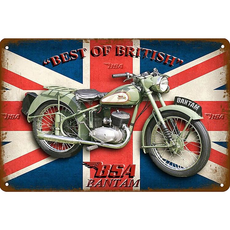 BSA Motorcycle - Vintage Tin Signs/Wooden Signs - 20*30cm/30*40cm