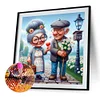 Old Couple-Full Square Diamond Painting(35x35cm)