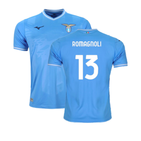 Lazio Rom Alessio Romagnoli 13 Home Trikot 2023-2024