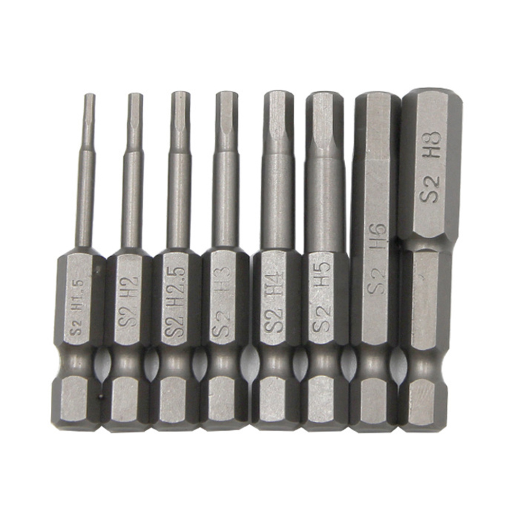 

8pcs Pneumatic Drill Hex Driver Bit Hexagonal Electric Screwdriver Heads, 501 Original