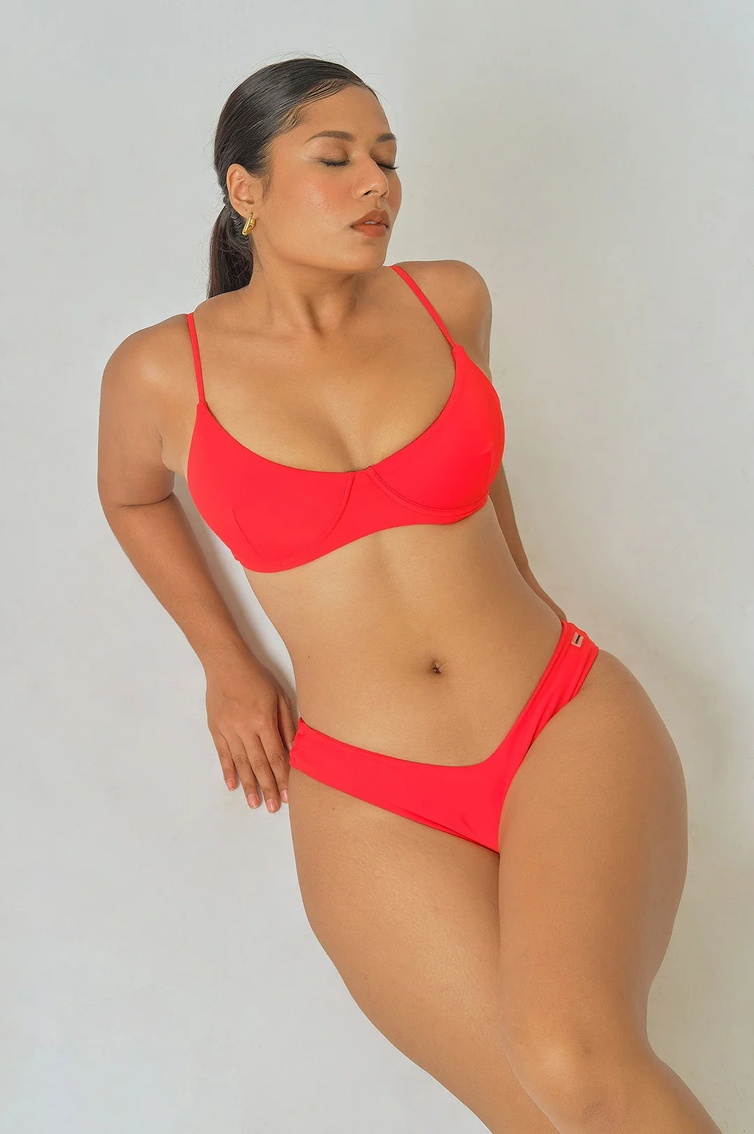 Stassy Cheeky Bottoms / Red FINAL SALE