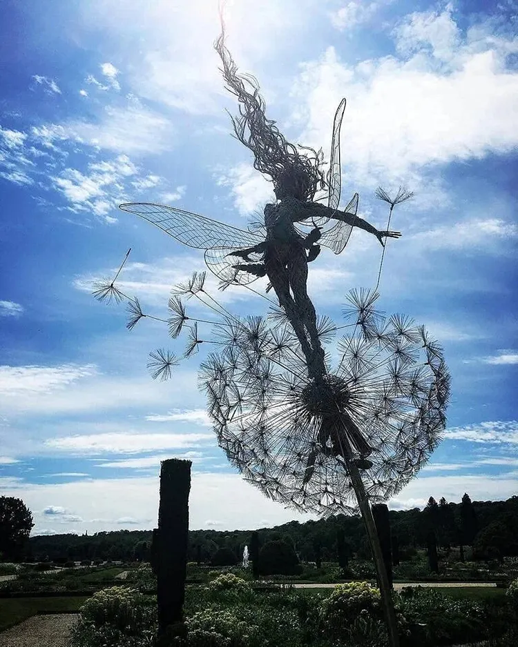 Fairy Steel Garden Sculptures - The Naughty Spirits Are Dancing