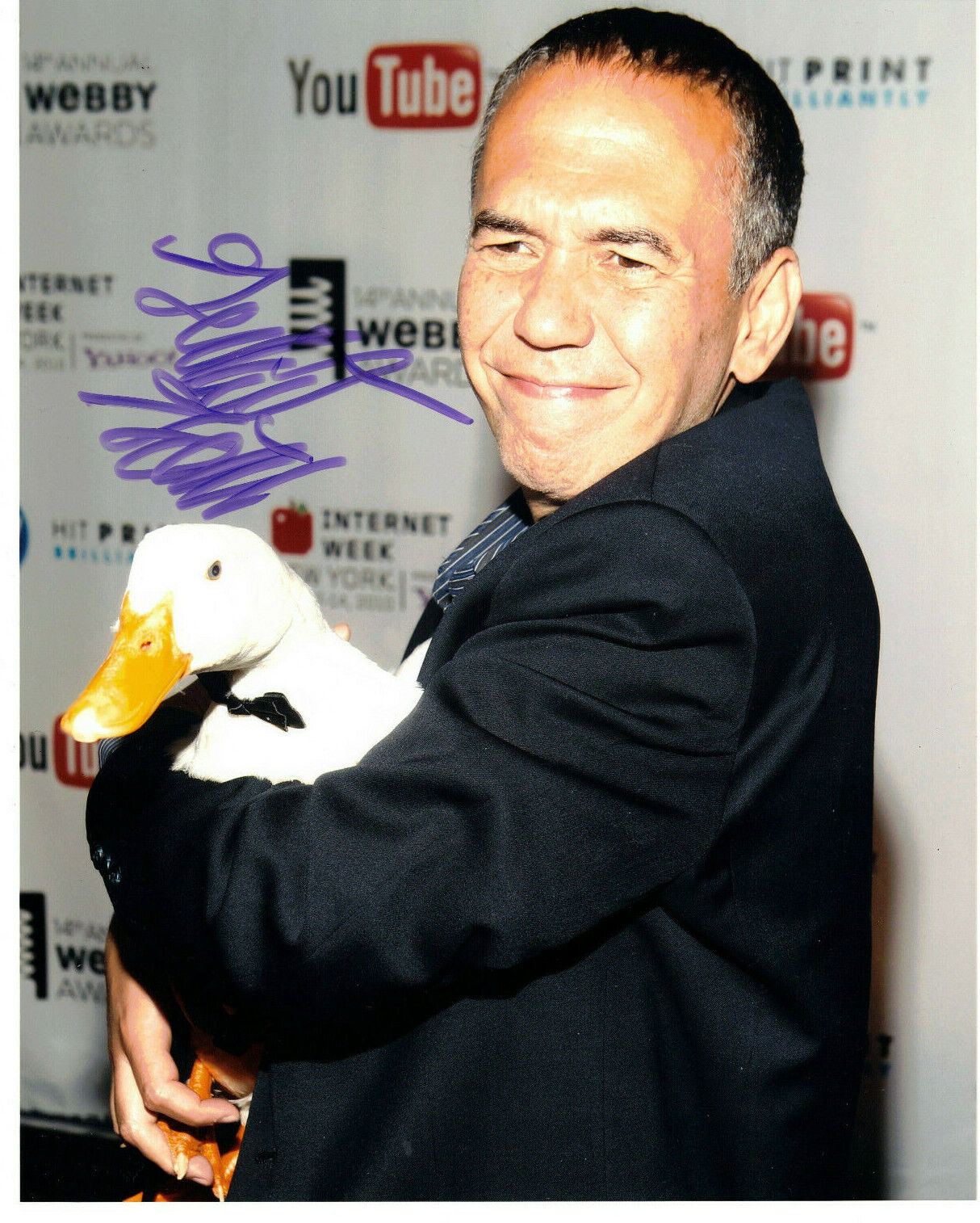 Gilbert Gottfried Authentic Signed 8x10 Photo Poster painting Autographed, Voice of Aflac Duck