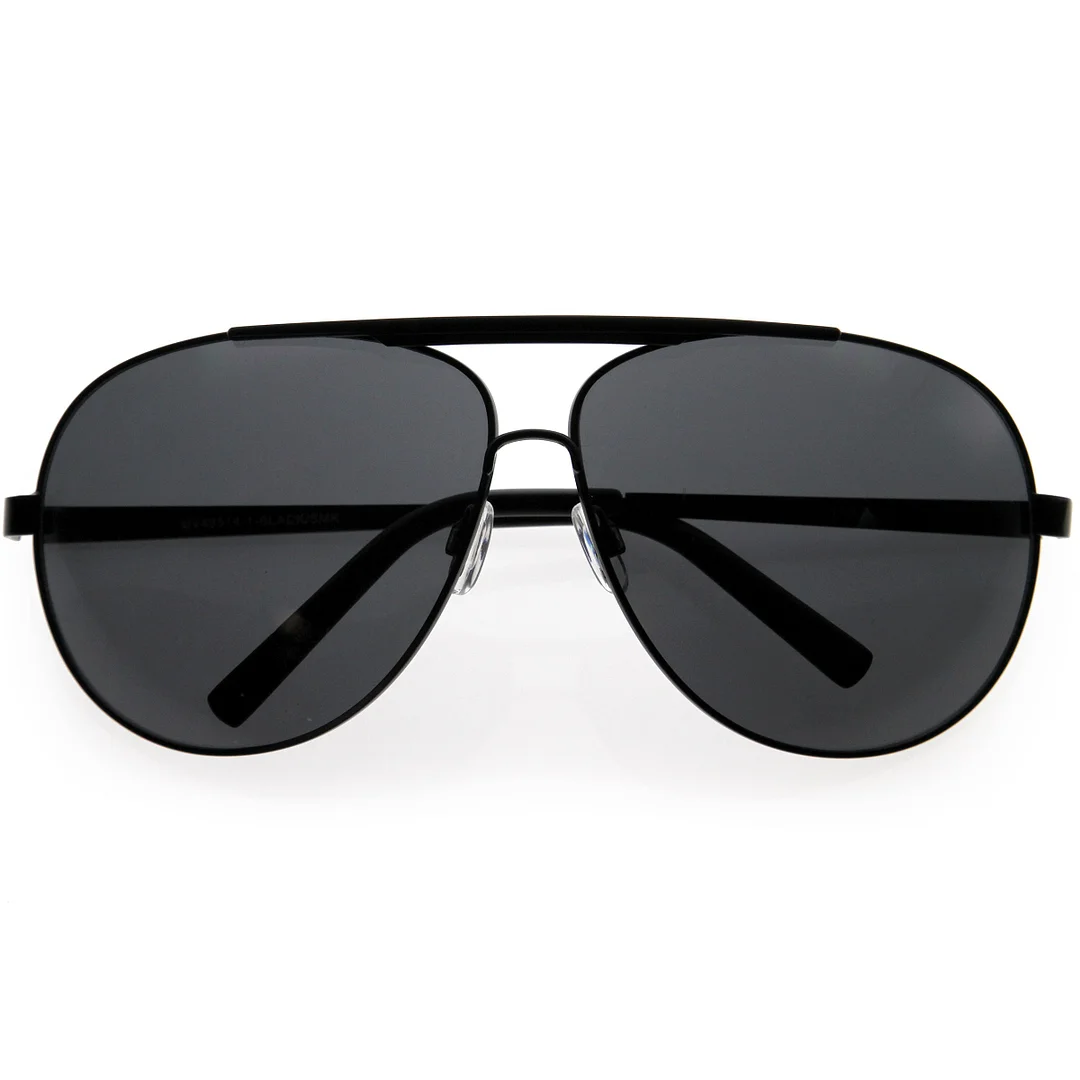 High Quality Full Frame Big X-Large Oversized Metal Aviator glasses