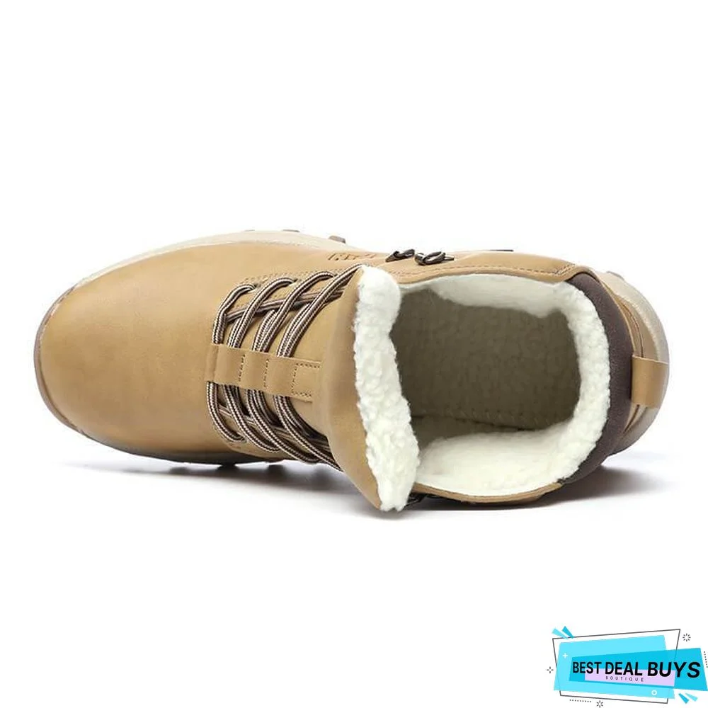 Men's Outdoor Thickened Warm Climbing Shoes