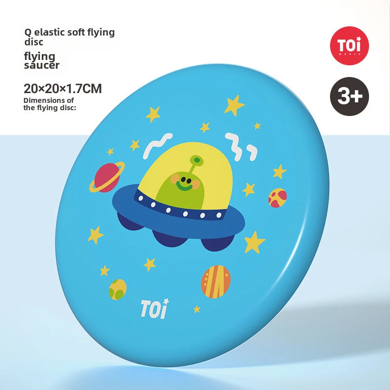 TOI Tuyi Children Soft Outdoor Flying Saucer Cartoon Kindergarten Park Parent-child Fitness Sports Toys