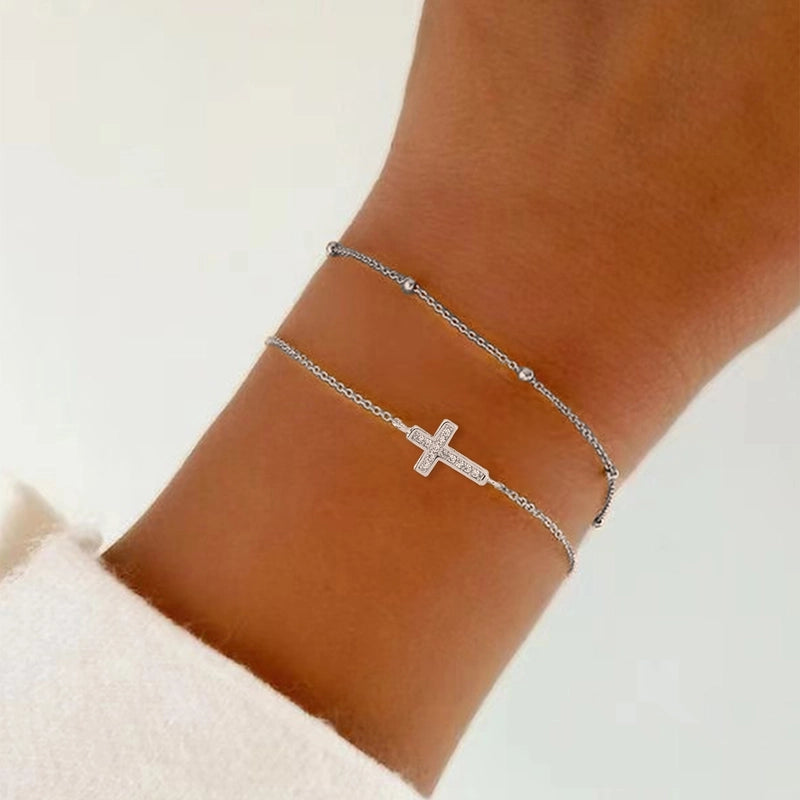 Copper Cross Bracelets